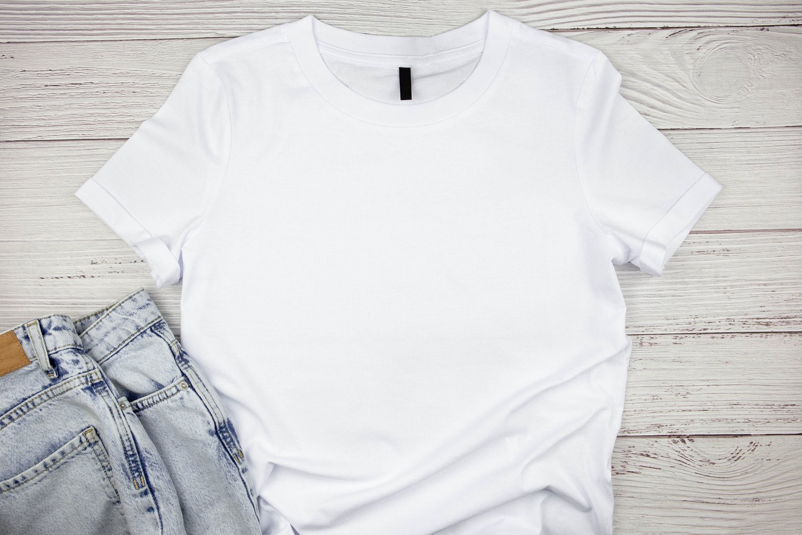 White Cotton T-shirt